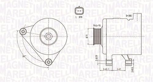 Magneti Marelli 063731498010 Lichtmaschine Peugeot, Citro Magneti Marelli 063731498010 Lichtmaschine Peugeot, Citro von Magneti Marelli