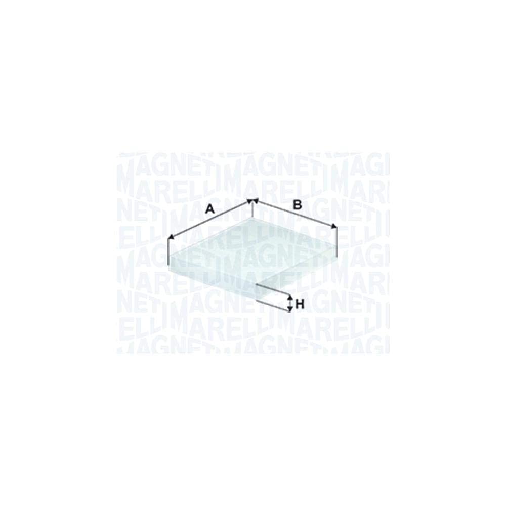 Magneti Marelli 350203061830 Filter, Innenraumluft Magneti Marelli 350203061830 Filter, Innenraumluft von Magneti Marelli