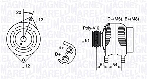 Magneti Marelli 71780041 Lichtmaschine Magneti Marelli 71780041 Lichtmaschine von Magneti Marelli