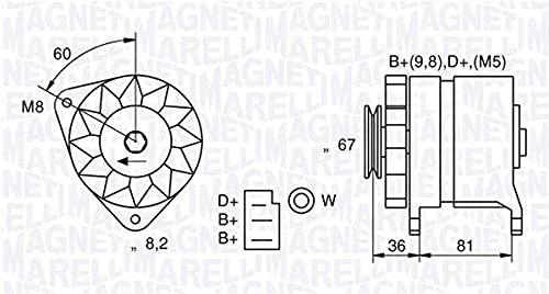 Magneti Marelli 9120331854 Lichtmaschine von Magneti Marelli