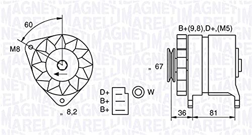 Magneti Marelli 9120331854 Lichtmaschine Magneti Marelli 9120331854 Lichtmaschine von Magneti Marelli