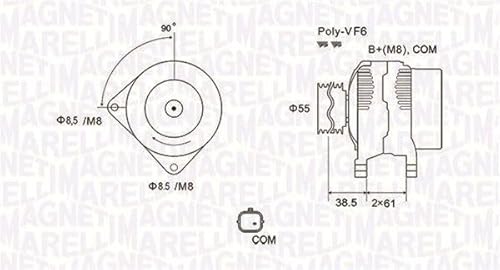 Magneti Marelli Lichtmaschine Equal Magneti Marelli Lichtmaschine Equal von Magneti Marelli
