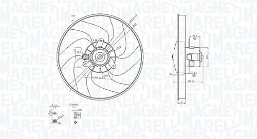 Motor-Lüfter von Magneti Marelli