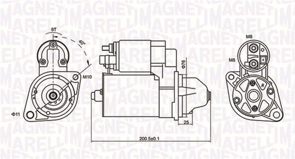 Starter Magneti Marelli 063721412010 von Magneti Marelli