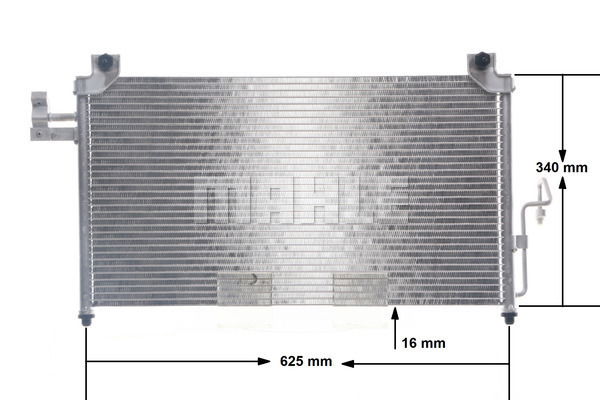 Kondensator, Klimaanlage Mahle Original AC 327 000S von Mahle Original