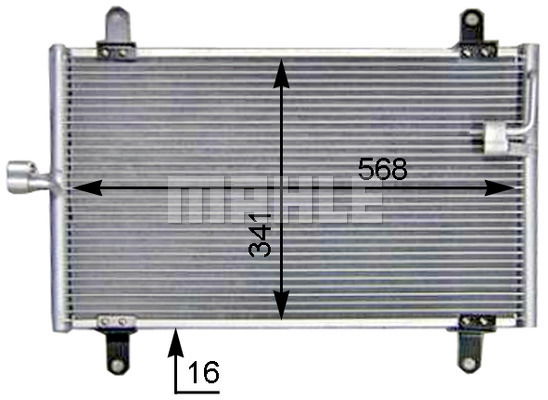 Kondensator, Klimaanlage Mahle Original AC 514 000S von Mahle Original