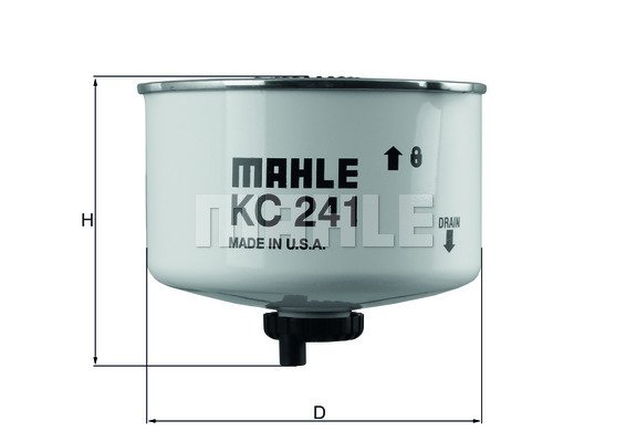 Kraftstofffilter Mahle Original KC 241D von Mahle Original