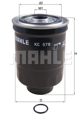 Kraftstofffilter Mahle Original KC 578D von Mahle Original