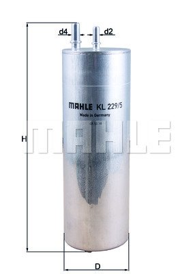 Kraftstofffilter Mahle Original KL 229/5 von Mahle Original