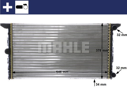 Kühler, Motorkühlung Mahle Original CR 1534 000S Kühler, Motorkühlung Mahle Original CR 1534 000S von Mahle Original