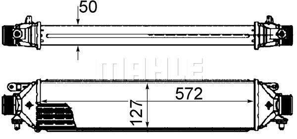 Ladeluftkühler Mahle Original CI 427 000S von Mahle Original