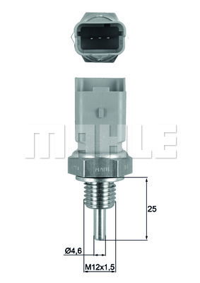 Sensor, Kühlmitteltemperatur Mahle Original TSE 15 Sensor, Kühlmitteltemperatur Mahle Original TSE 15 von Mahle Original