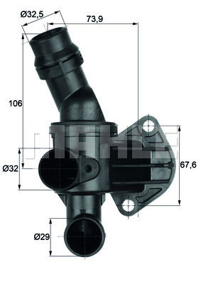Thermostat, Kühlmittel Mahle Original TI 6 87 Thermostat, Kühlmittel Mahle Original TI 6 87 von Mahle Original
