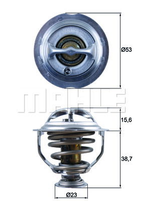 Thermostat, Kühlmittel Mahle Original TX 123 95D Thermostat, Kühlmittel Mahle Original TX 123 95D von Mahle Original