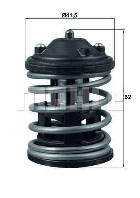 Thermostat, Kühlmittel Mahle Original TX 163 87D von Mahle Original