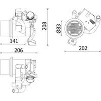 AGR Ventil MAHLE CE 39 000P von Mahle