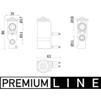 Expansionsventil, Klimaanlage MAHLE AVE 143 000P Expansionsventil, Klimaanlage MAHLE AVE 143 000P von Mahle