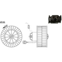 Innenraumgebläse MAHLE AB 44 000S von Mahle
