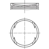 Kolben Kolben MAHLE 063 55 00 von Mahle