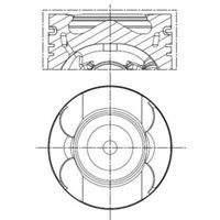 Kolben MAHLE 001 PI 00133 002 von Mahle