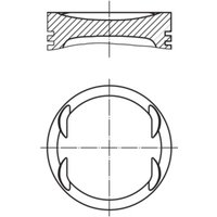 Kolben MAHLE 001 PI 00175 000 von Mahle