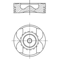 Kolben MAHLE 001 PI 00177 002 von Mahle