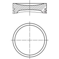 Kolben MAHLE 008 91 00 von Mahle