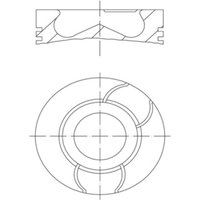 Kolben MAHLE 021 PI 00124 000 von Mahle