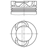 Kolben MAHLE 028 19 02 von Mahle