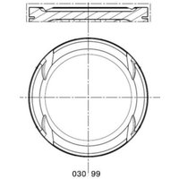 Kolben MAHLE 030 99 00 von Mahle