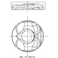 Kolben MAHLE 081 PI 00110 002 von Mahle