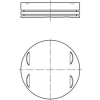 Kolben MAHLE 083 13 00 von Mahle