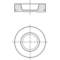 Kolben MAHLE 229 49 00 von Mahle