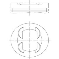 Kolben MAHLE 681 PI 00109 002 von Mahle