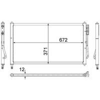 Kondensator, Klimaanlage MAHLE AC 218 000S von Mahle
