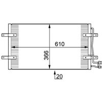 Kondensator, Klimaanlage MAHLE AC 290 000S von Mahle