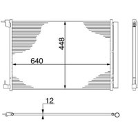 Kondensator, Klimaanlage MAHLE AC 412 000S von Mahle