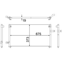 Kondensator, Klimaanlage MAHLE AC 535 000S von Mahle