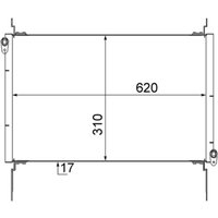 Kondensator, Klimaanlage MAHLE AC 562 000S von Mahle