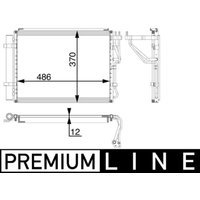 Kondensator, Klimaanlage BEHR MAHLE AC 60 000P von Mahle
