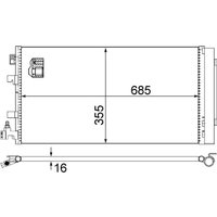 Kondensator, Klimaanlage MAHLE AC 630 000S von Mahle