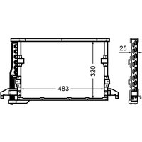 Kondensator, Klimaanlage MAHLE AC 512 000S von Mahle
