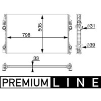 Kühler, Motorkühlung MAHLE CR 1163 000P Kühler, Motorkühlung MAHLE CR 1163 000P von Mahle