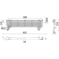 Kühler, Motorkühlung BEHR MAHLE CR 2636 000P von Mahle