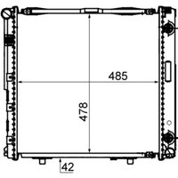 Kühler, Motorkühlung MAHLE CR 292 000S von Mahle