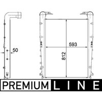 Ladeluftkühler BEHR MAHLE CI 177 000P von Mahle