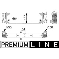 Ladeluftkühler BEHR MAHLE CI 180 000P von Mahle