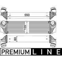 Ladeluftkühler BEHR MAHLE CI 183 000P von Mahle