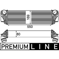 Ladeluftkühler MAHLE CI 185 000P von Mahle