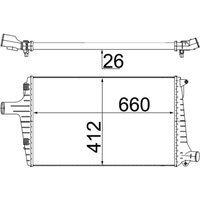 Ladeluftkühler BEHR MAHLE CI 335 000S von Mahle